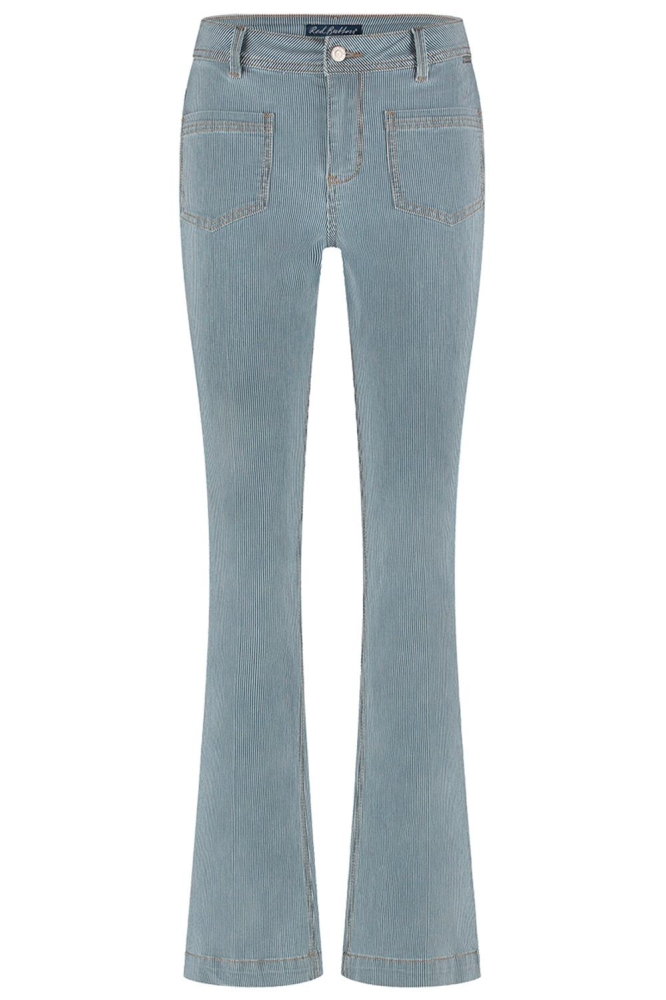 BABETTE PATCHPOCKETS DENIM STRIPE SRB4476 INDIGO DYE